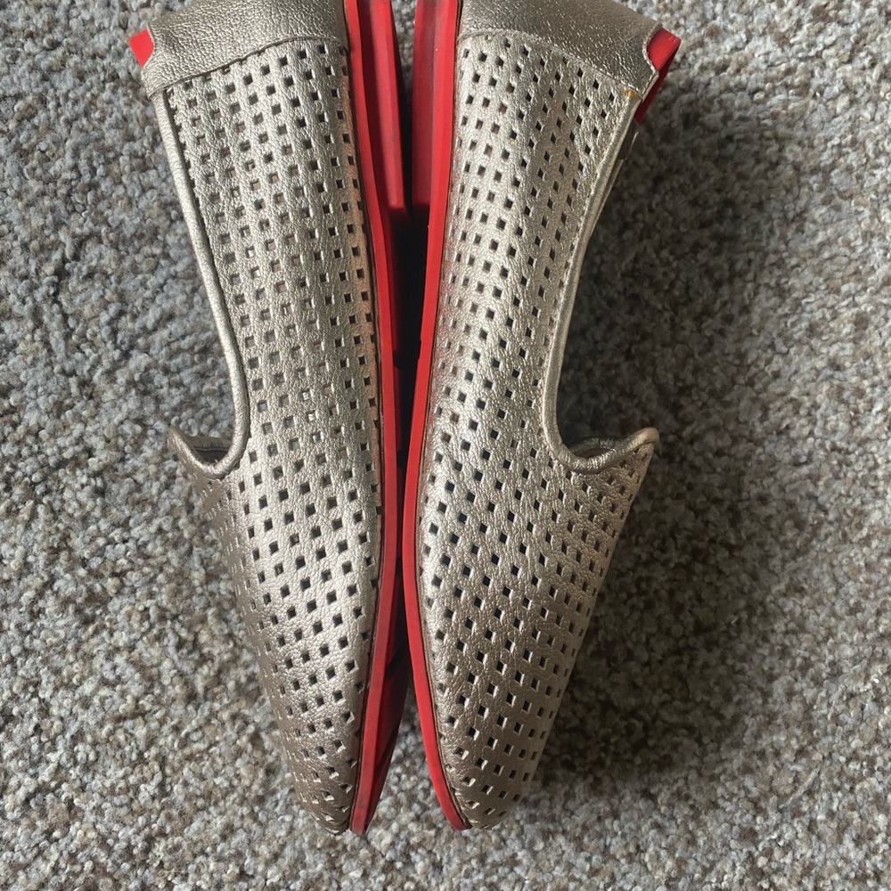 Gold/red Adam Tucker loafer - Picture 2 of 6